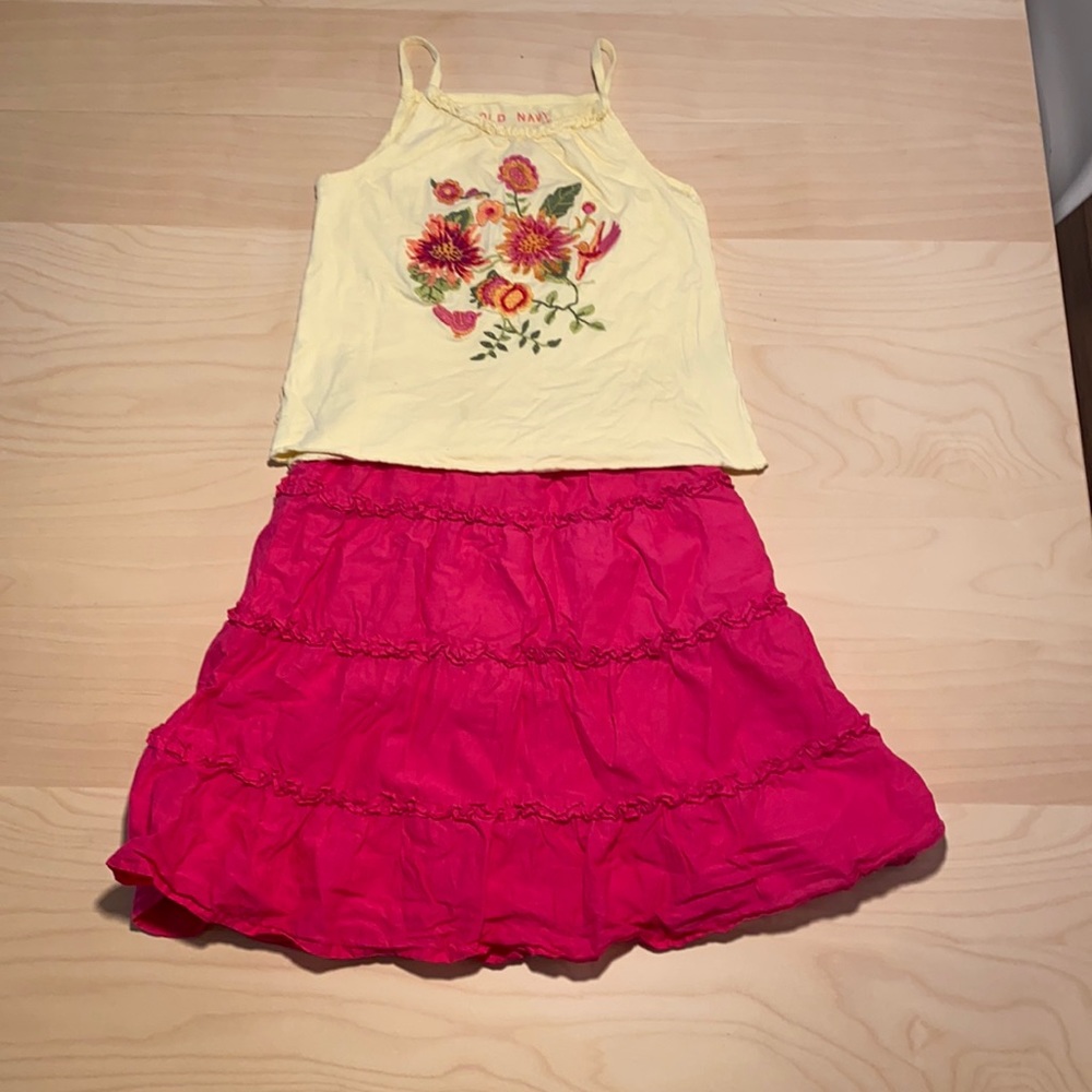 Cotton Summer Skirt and Top